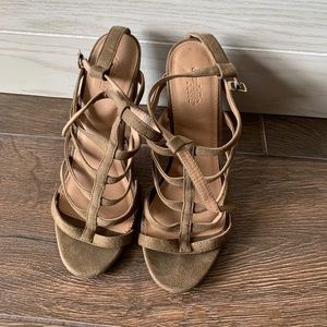 Charlotte Russe Olive Block Heels